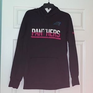 Nike Carolina Panthers Black & Pink Pullover Hoodie